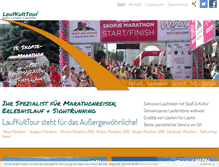 Tablet Screenshot of laufkulttour.de